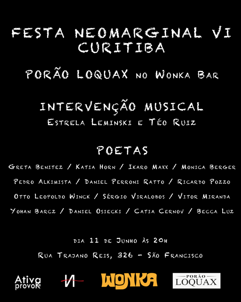 FESTA NEOMARGINAL VI - FATO Agenda